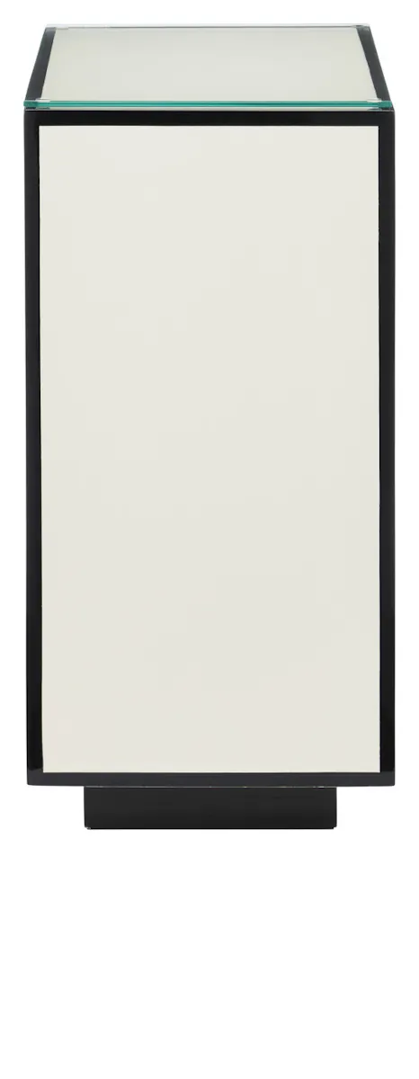 Currey and Company 3000-0313 Ivory Lacquer Side Table Currey and Company 3000-0313 Ivory Lacquer Side Table