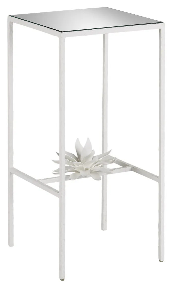 Currey and Company 4000-0166 Sisalana White Accent Table Currey and Company 4000-0166 Sisalana White Accent Table