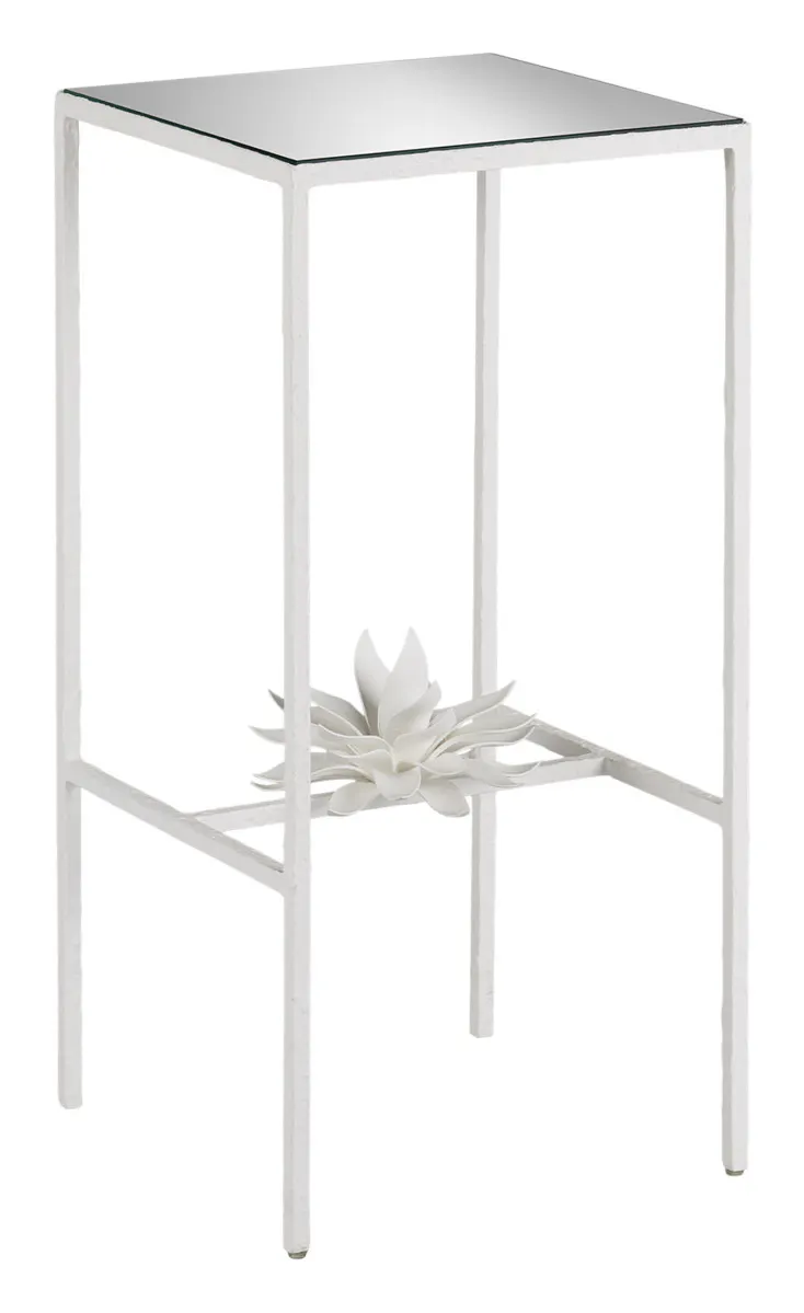 Currey and Company 4000-0166 Sisalana White Accent Table Currey and Company 4000-0166 Sisalana White Accent Table