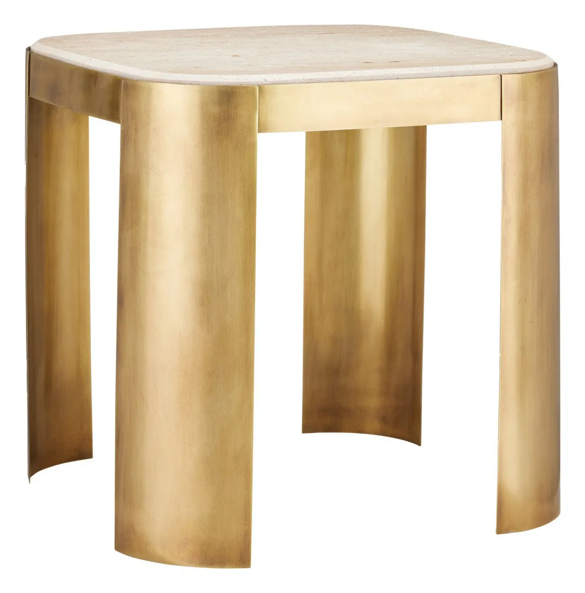 Currey and Company 4000-0161 Sev Travertine Accent Table Currey and Company 4000-0161 Sev Travertine Accent Table