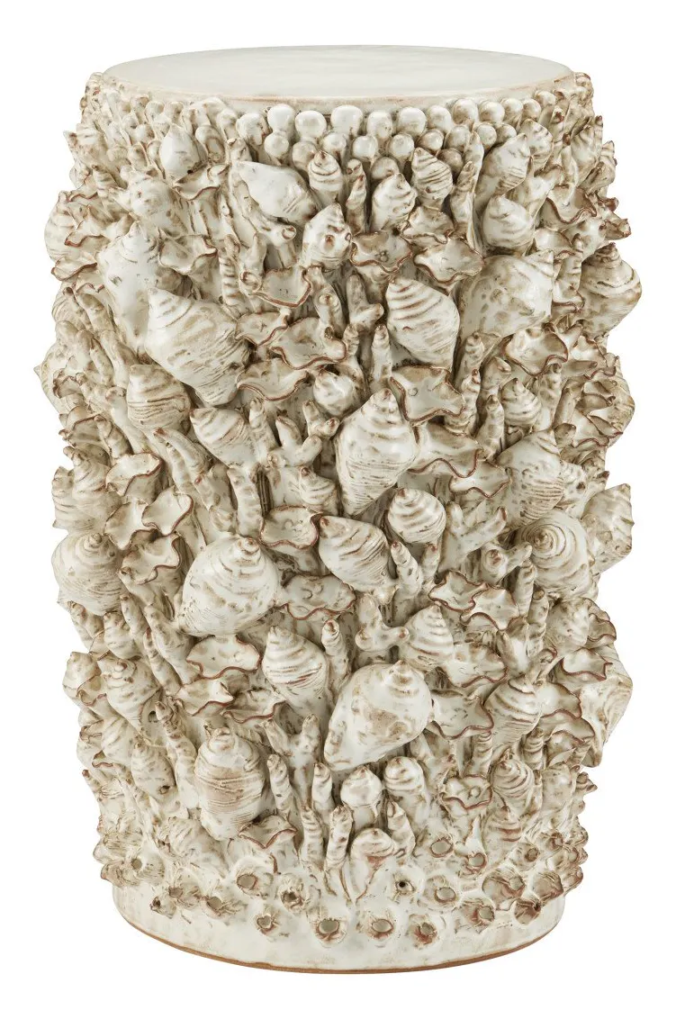 Currey and Company 3000-0311 Corfu Ivory Accent Table Currey and Company 3000-0311 Corfu Ivory Accent Table