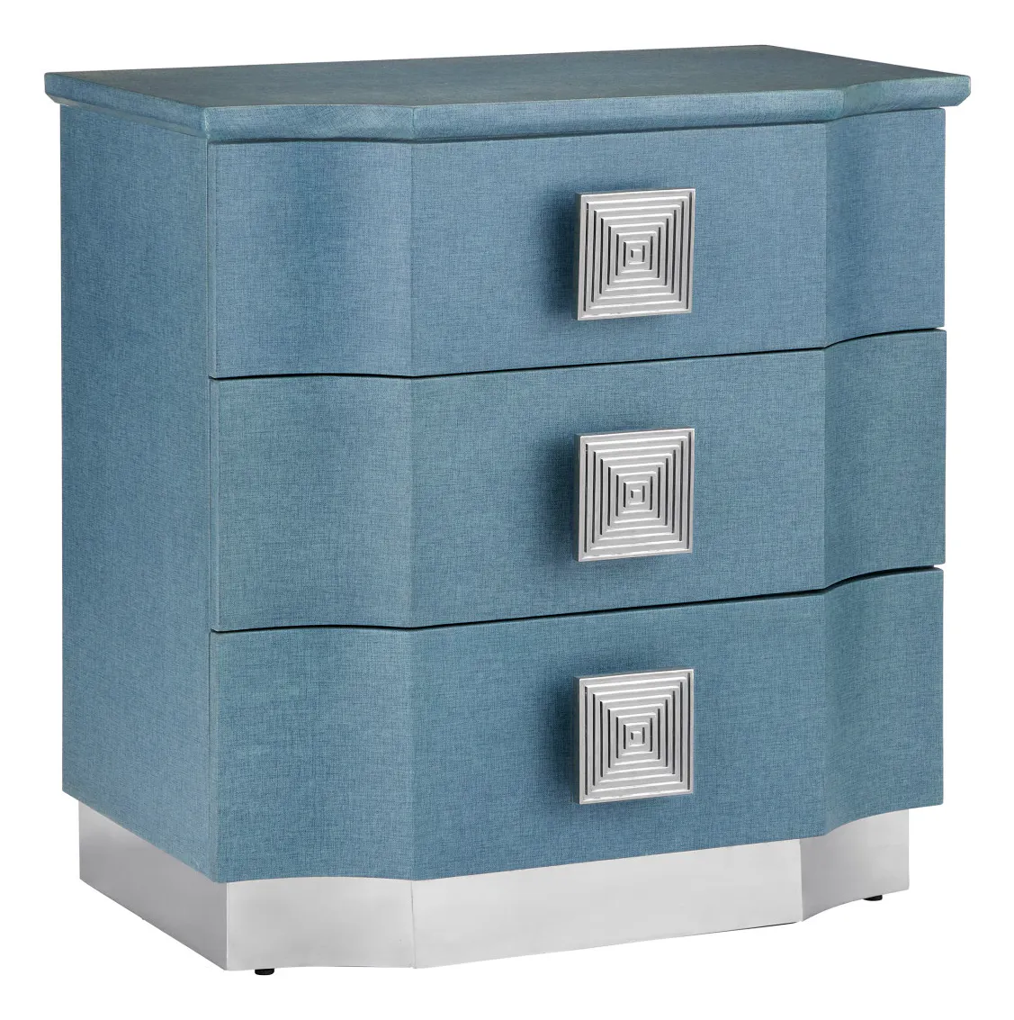 Currey and Company 3000-0282 Maya Blue Chest Currey and Company 3000-0282 Maya Blue Chest