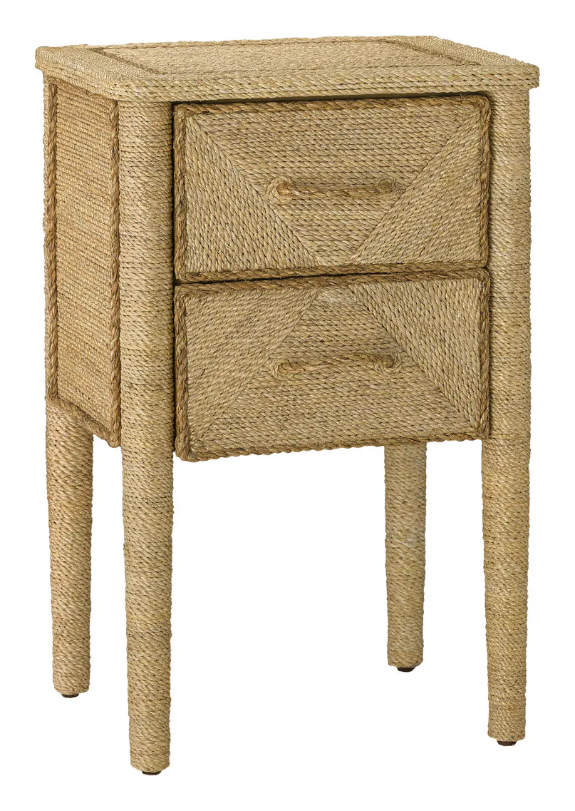 Currey and Company 3000-0083 Kaipo Rope Nightstand Currey and Company 3000-0083 Kaipo Rope Nightstand