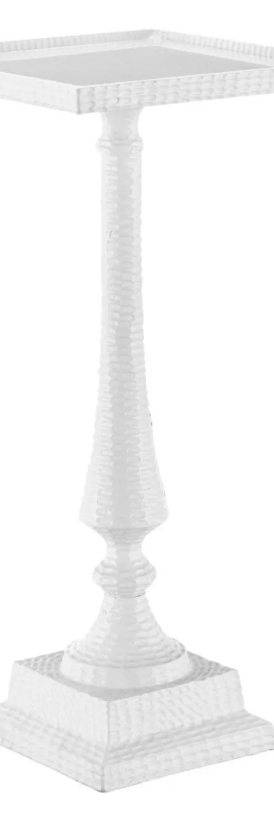Currey and Company 4000-0179 Jena White Accent Table Currey and Company 4000-0179 Jena White Accent Table