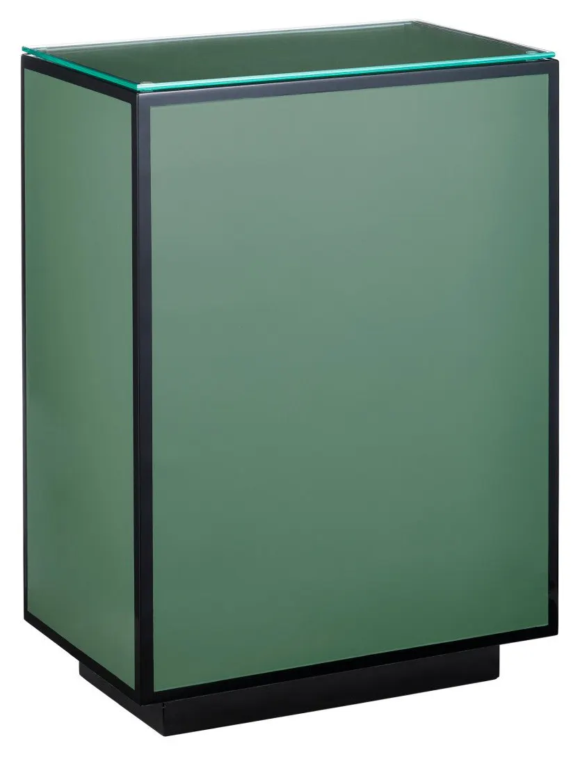 Currey and Company 3000-0312 Green Lacquer Side Table Currey and Company 3000-0312 Green Lacquer Side Table