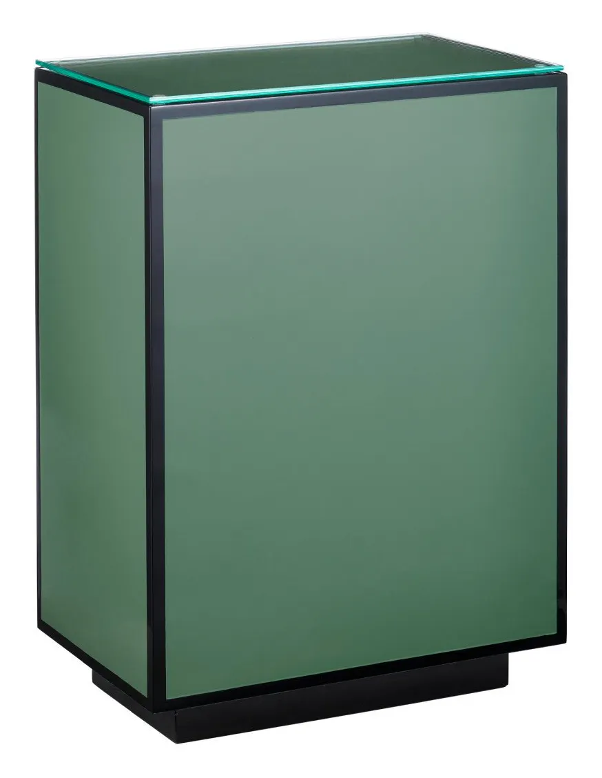 Currey and Company 3000-0312 Green Lacquer Side Table Currey and Company 3000-0312 Green Lacquer Side Table