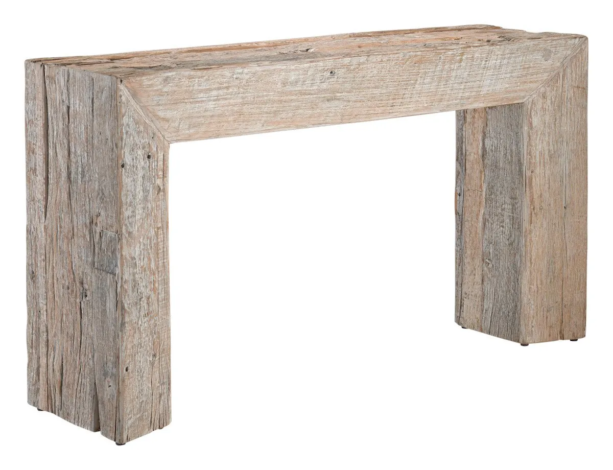 Currey and Company 3000-0170 Kanor Whitewash Console Table Currey and Company 3000-0170 Kanor Whitewash Console Table