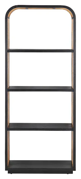 Currey and Company 3000-0229 Anisa Black Etagere Currey and Company 3000-0229 Anisa Black Etagere