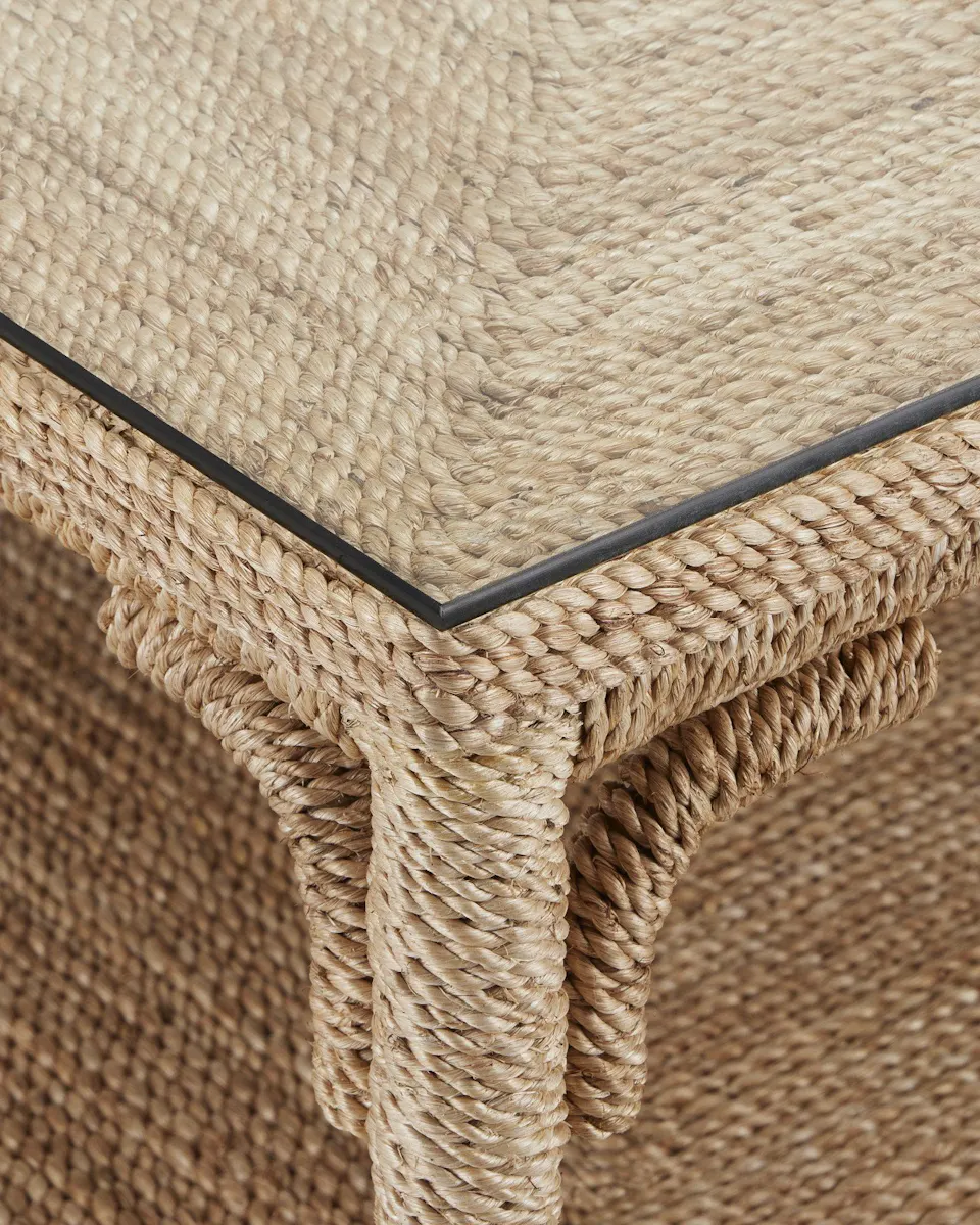 Currey and Company 3000-0219 Olisa Rope Cocktail Table Currey and Company 3000-0219 Olisa Rope Cocktail Table