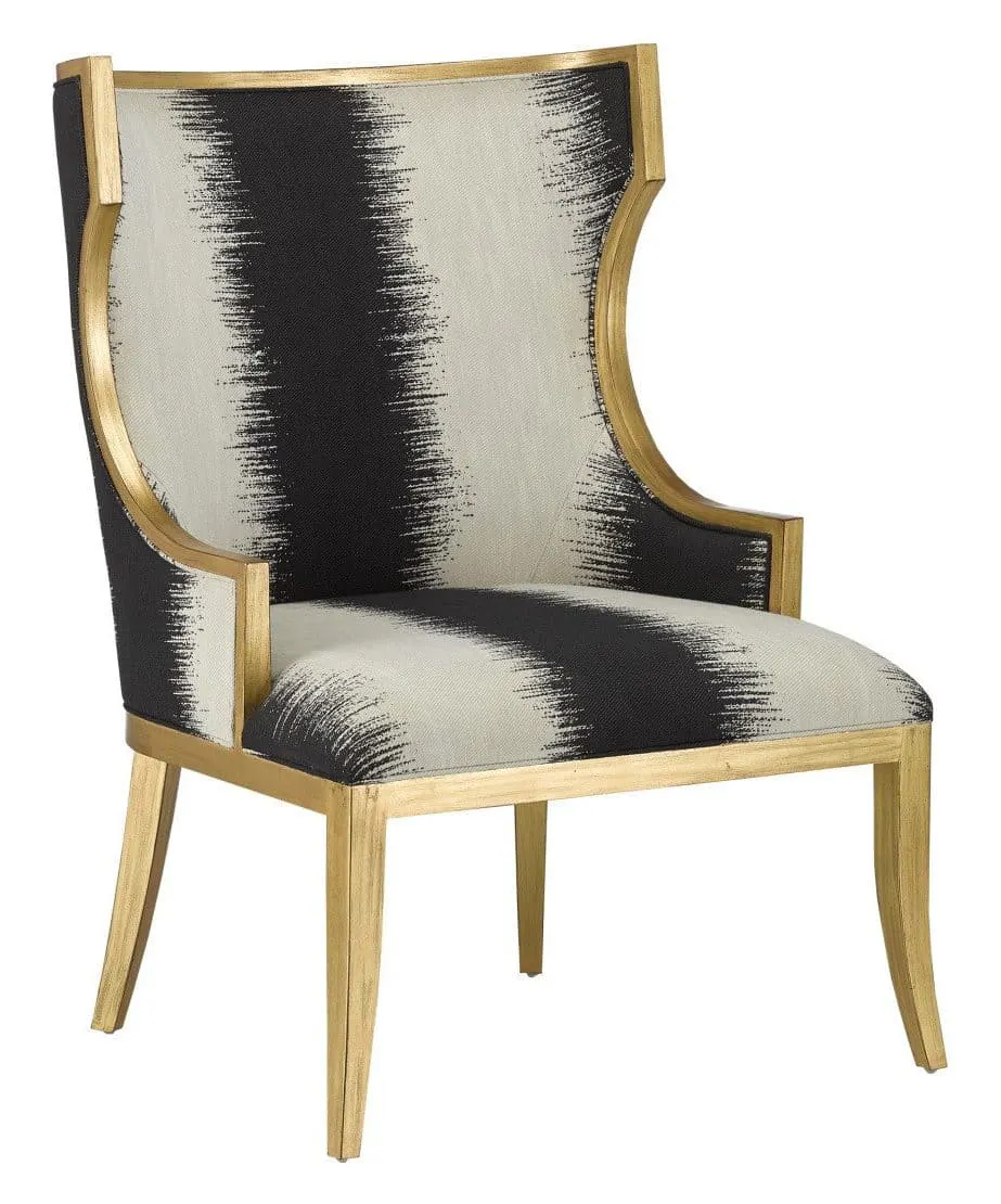 Currey and Company 7000-0842 Garson Gold Armchair Otunga Kona