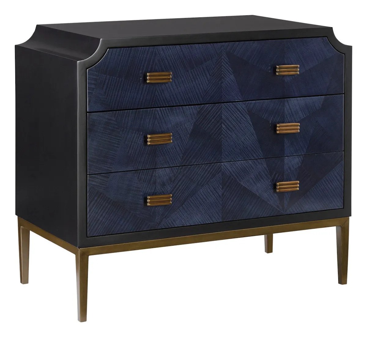Currey and Company 3000-0124 Kallista Blue Chest Currey and Company 3000-0124 Kallista Blue Chest