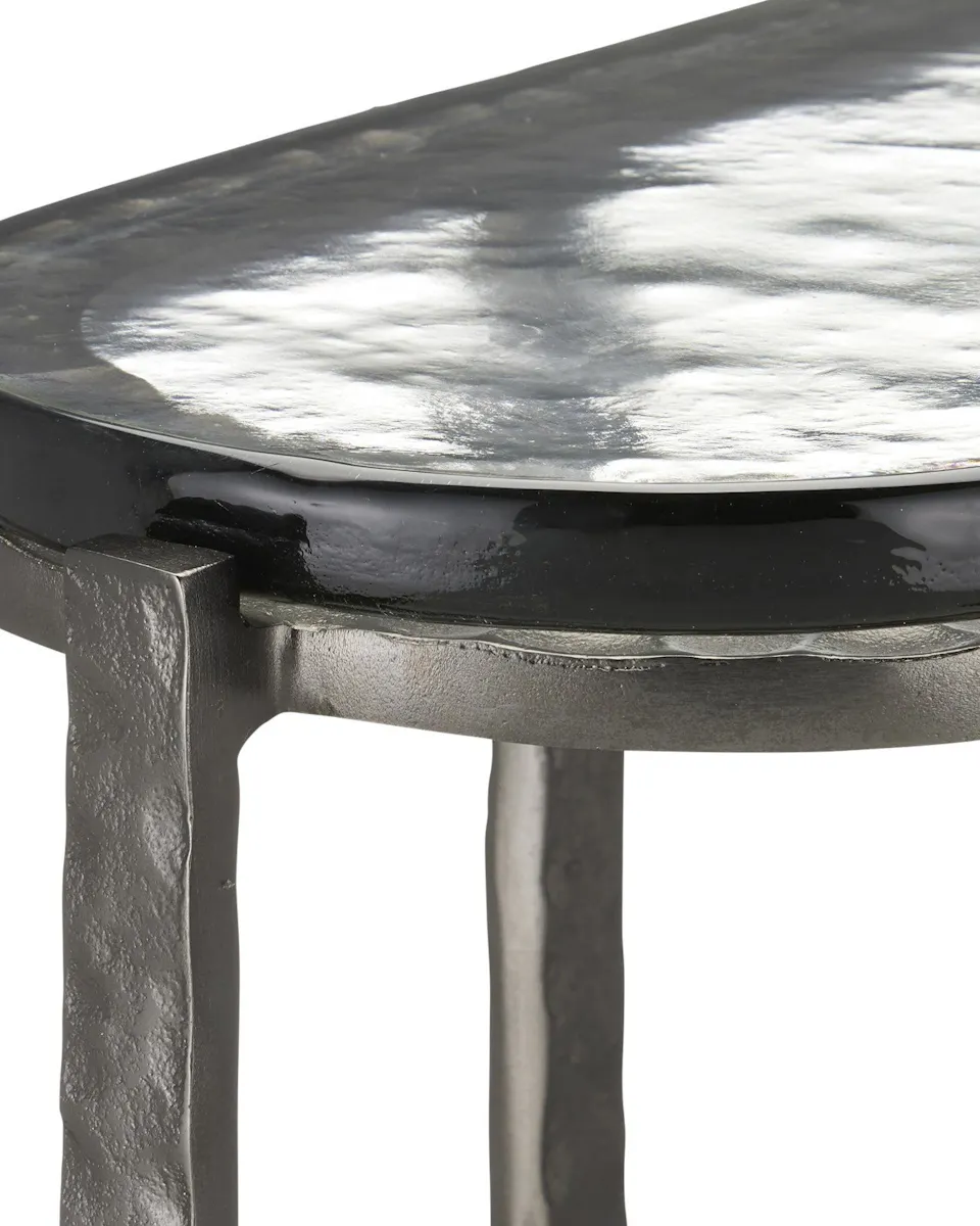 Currey and Company 4000-0159 Acea Graphite Side Table Currey and Company 4000-0159 Acea Graphite Side Table