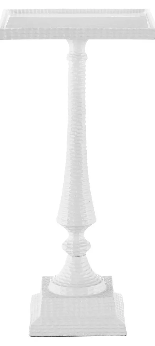 Currey and Company 4000-0179 Jena White Accent Table Currey and Company 4000-0179 Jena White Accent Table