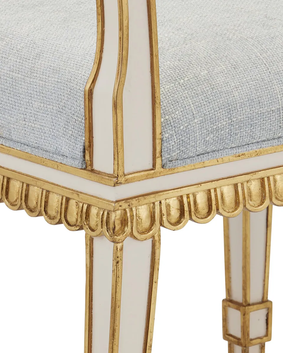 Currey and Company 7000-0153 Ines Ivory Chair Mixology Moonstone Currey and Company 7000-0153 Ines Ivory Chair Mixology Moonstone