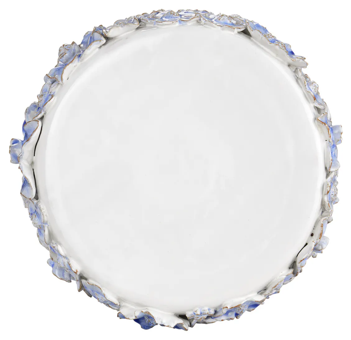 Currey and Company 2000-0035 Jessamine Blue & White Accent Table Currey and Company 2000-0035 Jessamine Blue & White Accent Table