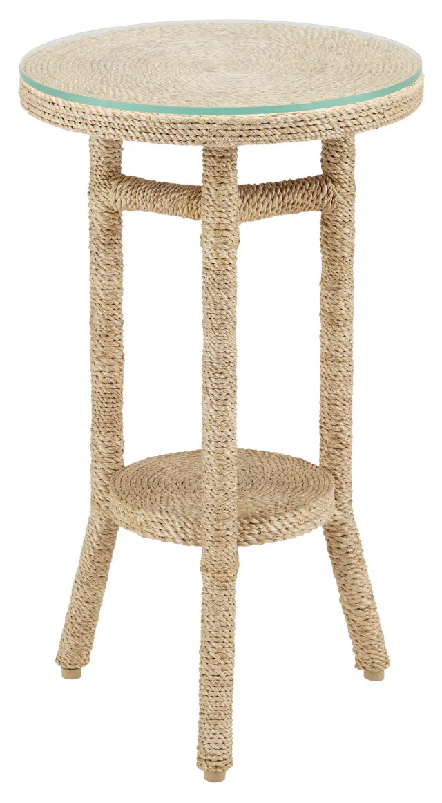 Currey and Company 3000-0214 Limay Rope Drinks Table Currey and Company 3000-0214 Limay Rope Drinks Table