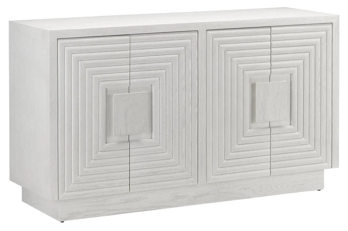 Currey and Company 3000-0151 Morombe White Cabinet Currey and Company 3000-0151 Morombe White Cabinet