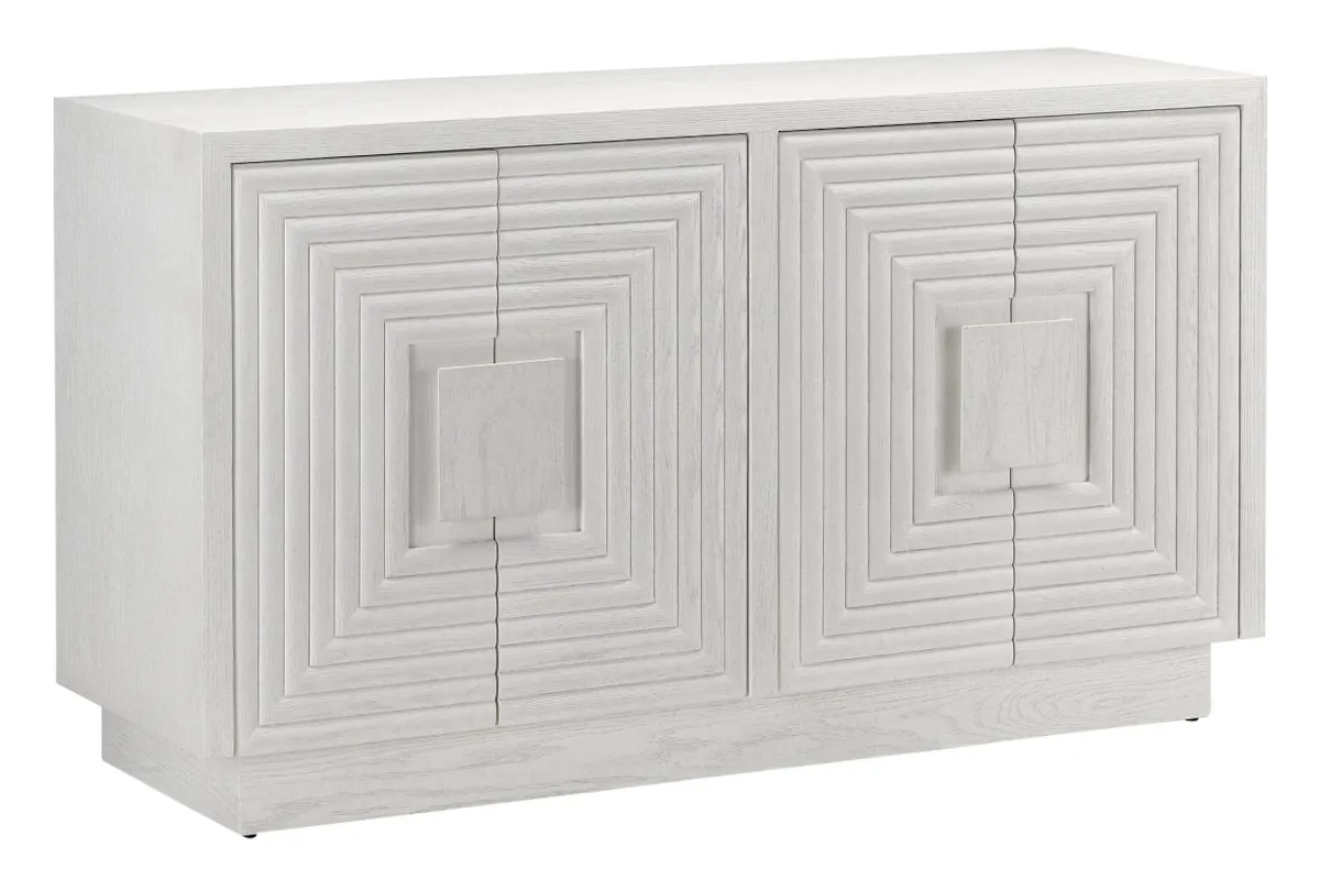 Currey and Company 3000-0151 Morombe White Cabinet Currey and Company 3000-0151 Morombe White Cabinet