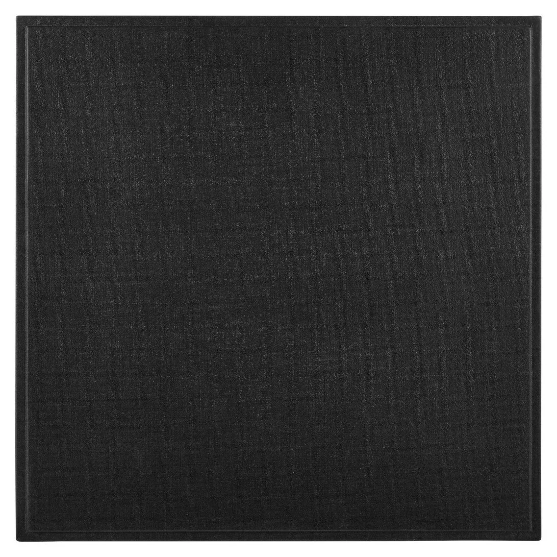 Currey and Company 3000-0296 Verona Black Linen End Table Currey and Company 3000-0296 Verona Black Linen End Table