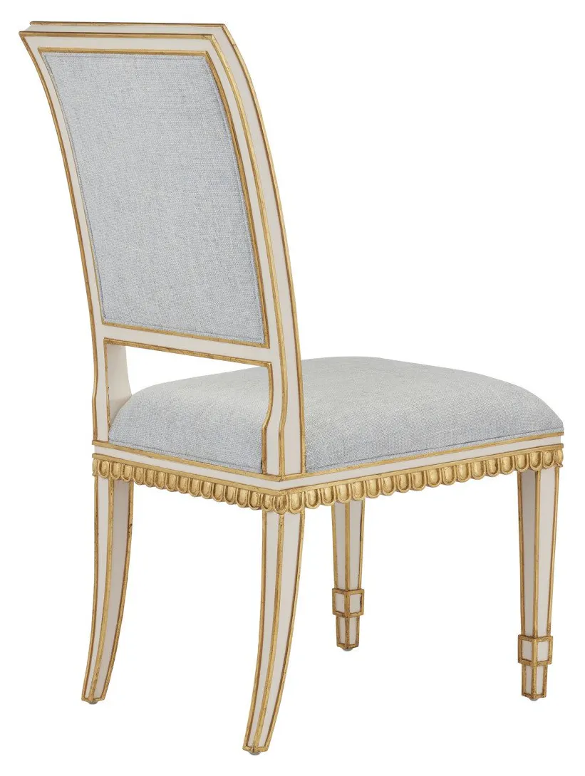 Currey and Company 7000-0153 Ines Ivory Chair Mixology Moonstone Currey and Company 7000-0153 Ines Ivory Chair Mixology Moonstone