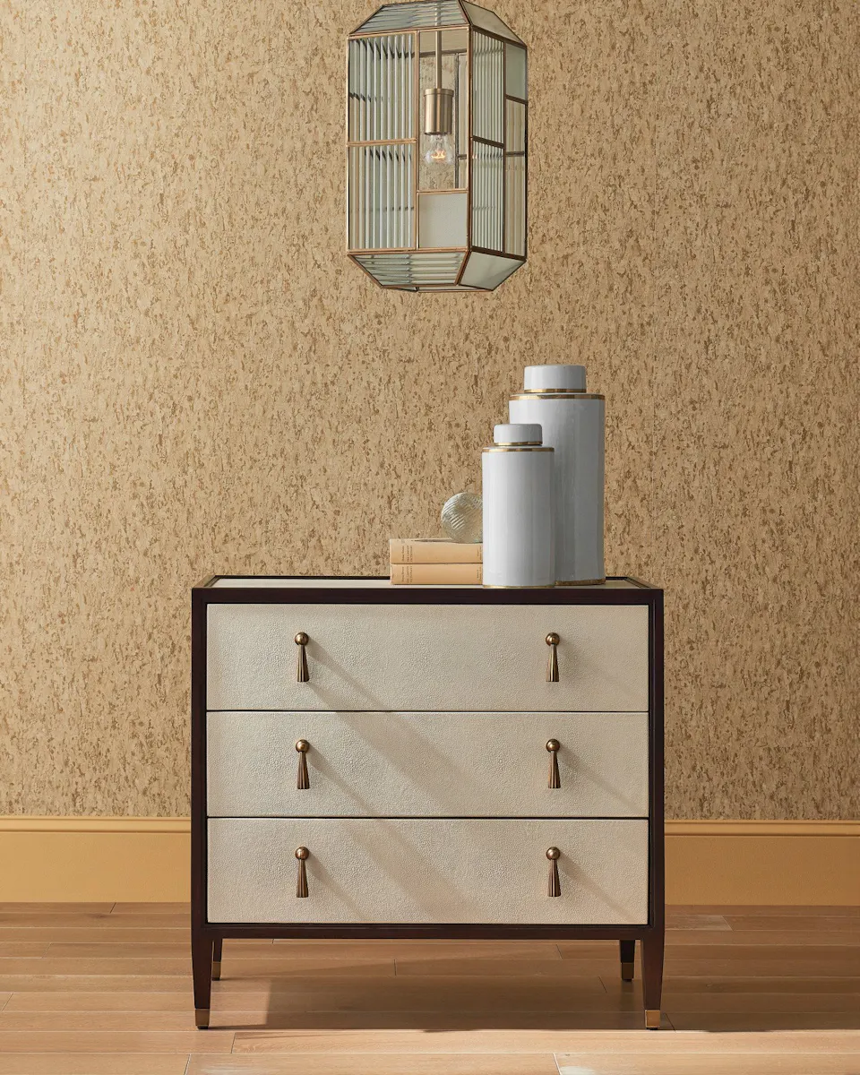 Currey and Company 3000-0141 Evie Shagreen Chest Currey and Company 3000-0141 Evie Shagreen Chest