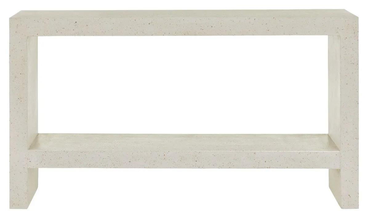 Currey and Company 2000-0039 Carson Ivory Terrazzo Console Table Currey and Company 2000-0039 Carson Ivory Terrazzo Console Table