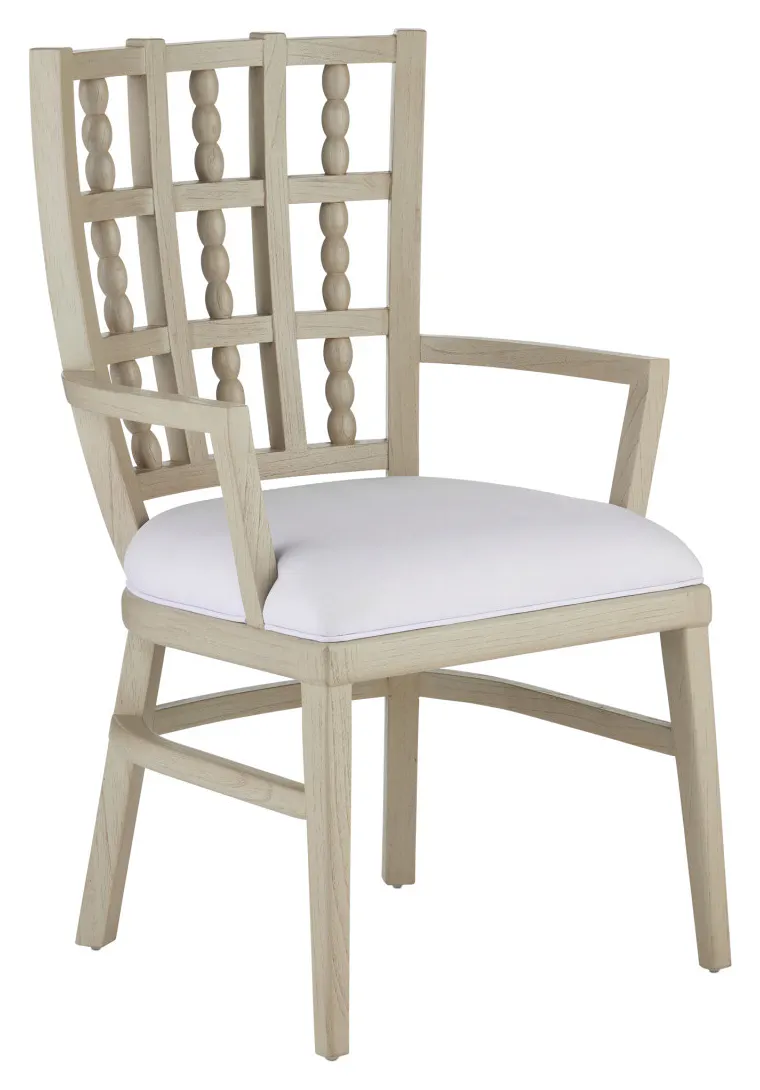 Currey and Company 7000-0711 Norene Gray Armchair Muslin Currey and Company 7000-0711 Norene Gray Armchair Muslin