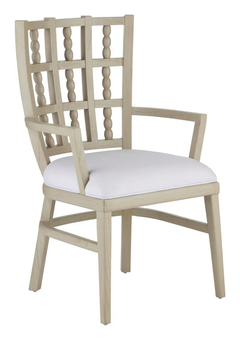 Currey and Company 7000-0711 Norene Gray Armchair Muslin Currey and Company 7000-0711 Norene Gray Armchair Muslin
