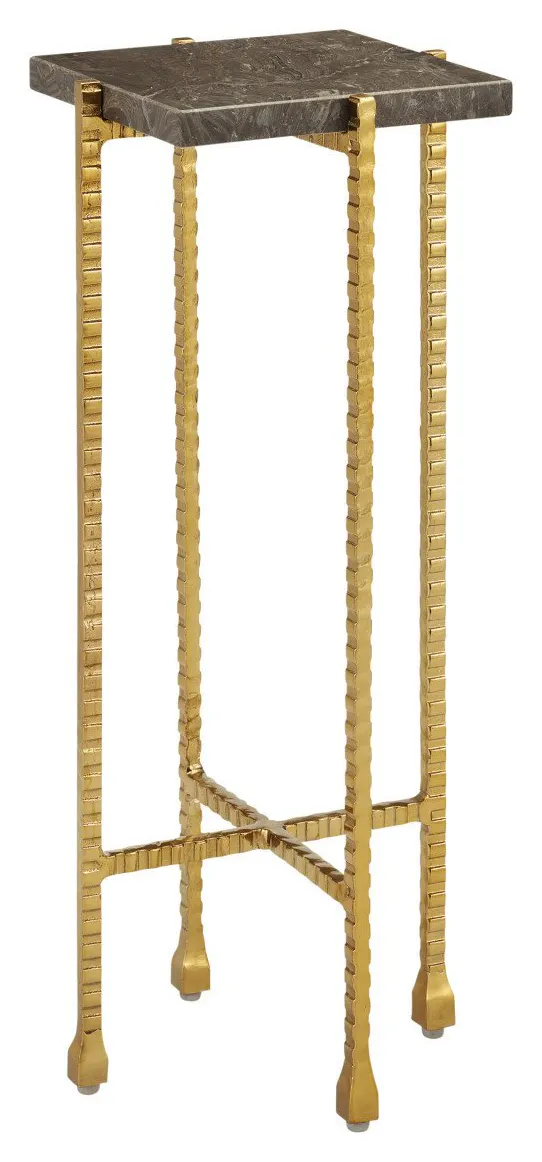 Currey and Company 4000-0171 Flying Marble Gold Drinks Table Currey and Company 4000-0171 Flying Marble Gold Drinks Table