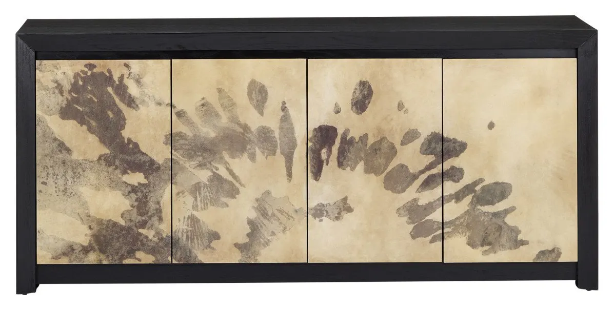 Currey and Company 3000-0032 Karlson Faux Vellum Credenza Currey and Company 3000-0032 Karlson Faux Vellum Credenza