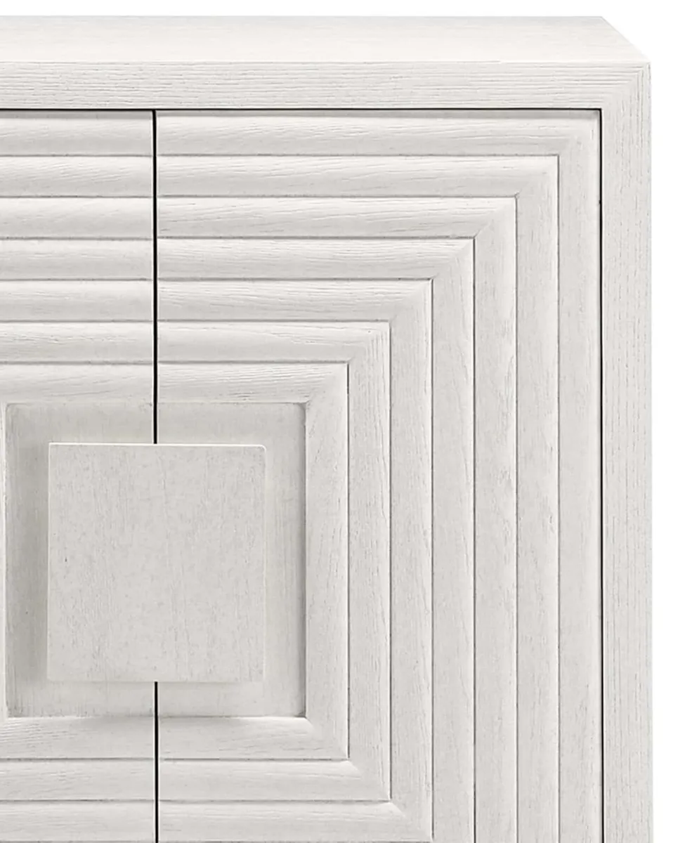 Currey and Company 3000-0151 Morombe White Cabinet Currey and Company 3000-0151 Morombe White Cabinet