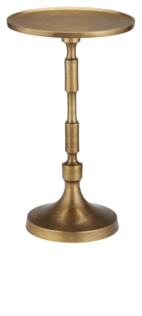 Currey and Company 4189 Pascal Brass Accent Table Currey and Company 4189 Pascal Brass Accent Table