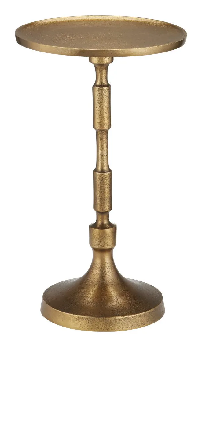 Currey and Company 4189 Pascal Brass Accent Table Currey and Company 4189 Pascal Brass Accent Table