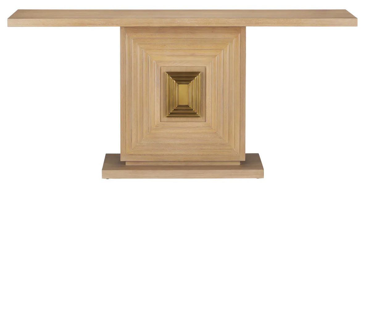 Currey and Company 3000-0310 Morombe Washed Oak Console Table Currey and Company 3000-0310 Morombe Washed Oak Console Table