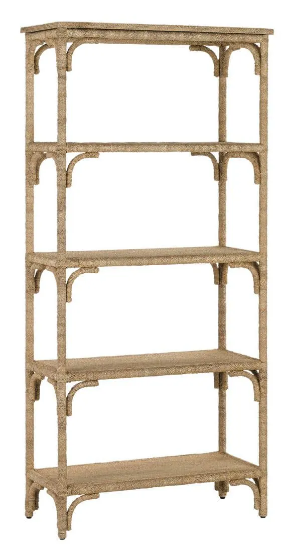 Currey and Company 3000-0086 Olisa Rope Etagere