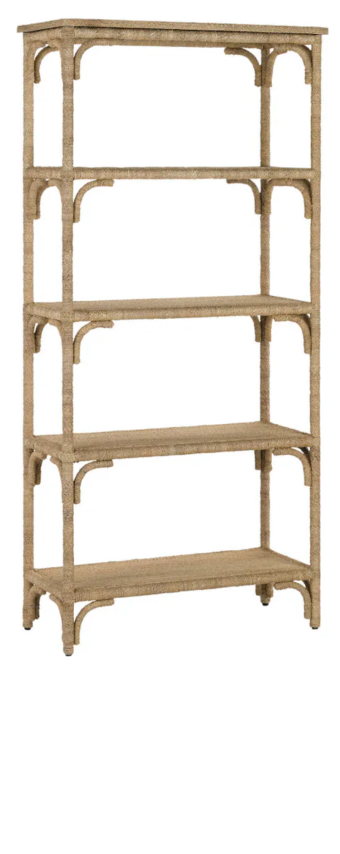 Currey and Company 3000-0086 Olisa Rope Etagere Currey and Company 3000-0086 Olisa Rope Etagere