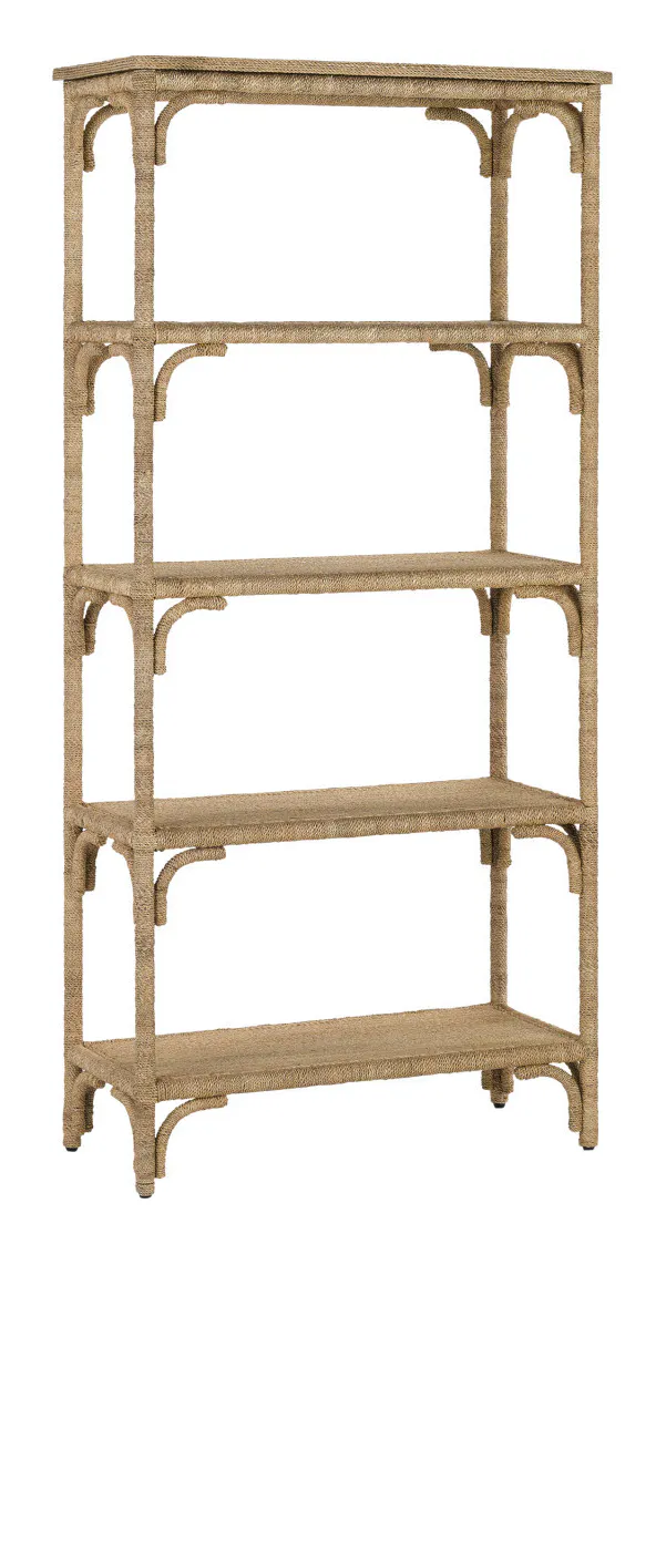 Currey and Company 3000-0086 Olisa Rope Etagere Currey and Company 3000-0086 Olisa Rope Etagere