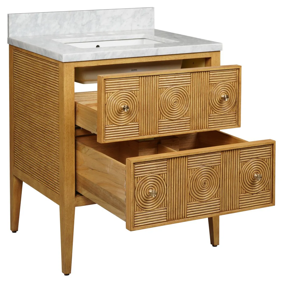 Currey and Company 3800-0010 Santos 28 inch Sea Sand Vanity with Rectangular Undermount Sink Currey and Company 3800-0010 Santos 28 inch Sea Sand Vanity with Rectangular Undermount Sink