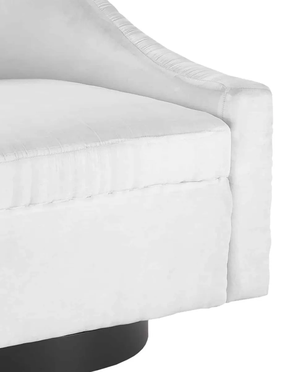 Currey and Company 7000-0371 Pryce Black Swivel Chair Muslin Currey and Company 7000-0371 Pryce Black Swivel Chair Muslin