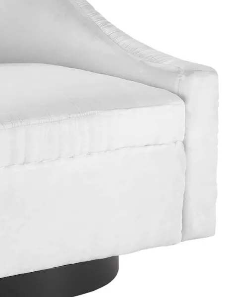 Currey and Company 7000-0371 Pryce Black Swivel Chair Muslin Currey and Company 7000-0371 Pryce Black Swivel Chair Muslin