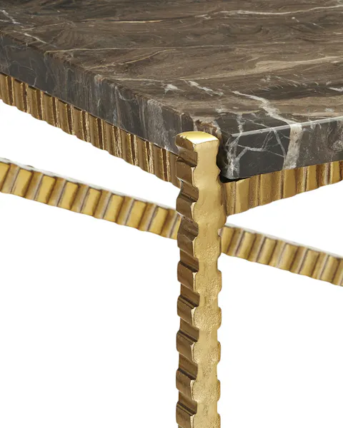 Currey and Company 4000-0173 Flying Marble Gold Console Table Currey and Company 4000-0173 Flying Marble Gold Console Table