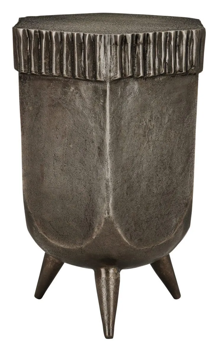 Currey and Company 4000-0163 Corda Graphite Accent Table