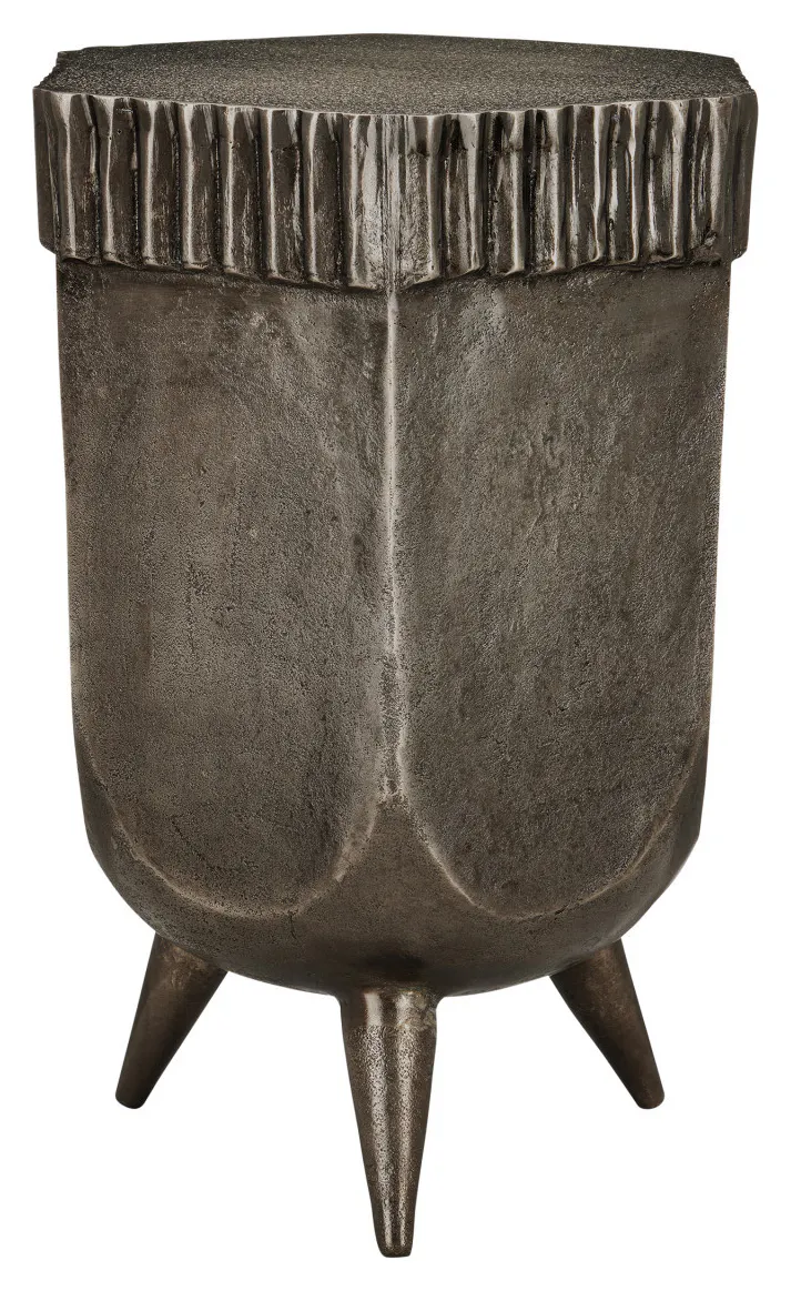 Currey and Company 4000-0163 Corda Graphite Accent Table Currey and Company 4000-0163 Corda Graphite Accent Table