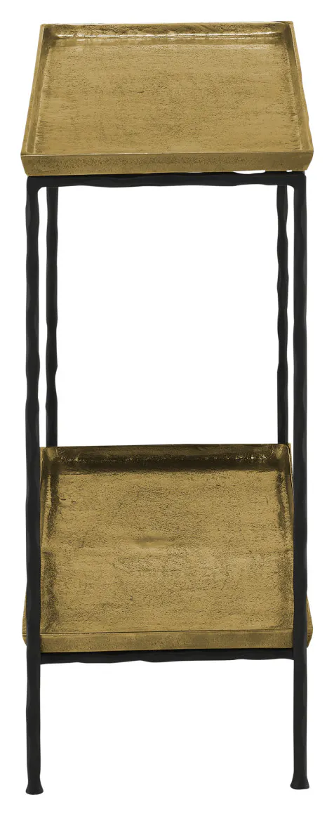 Currey and Company 4000-0060 Boyles Brass Side Table Currey and Company 4000-0060 Boyles Brass Side Table
