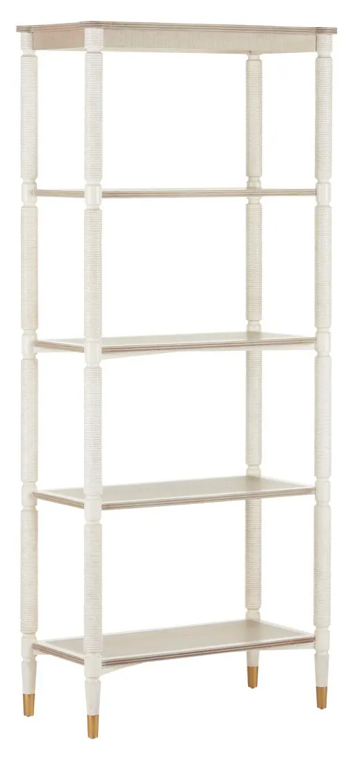 Currey and Company 3000-0203 Aster White Etagere Currey and Company 3000-0203 Aster White Etagere
