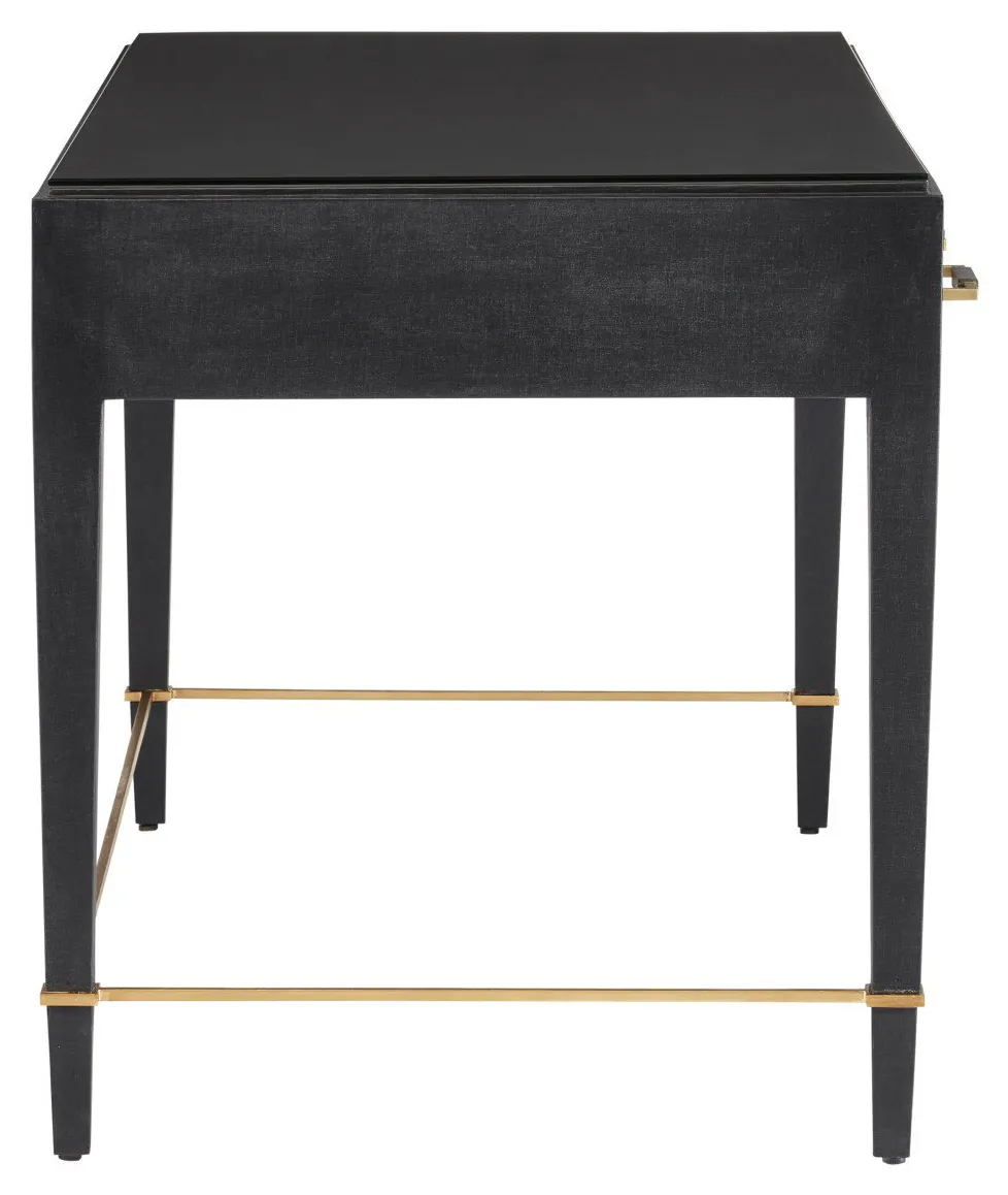 Currey and Company 3000-0207 Verona Black Desk Currey and Company 3000-0207 Verona Black Desk