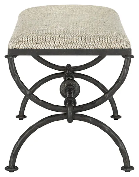 Currey and Company 7000-0802 Agora Bronze Bench Calcutta Peppercorn Currey and Company 7000-0802 Agora Bronze Bench Calcutta Peppercorn