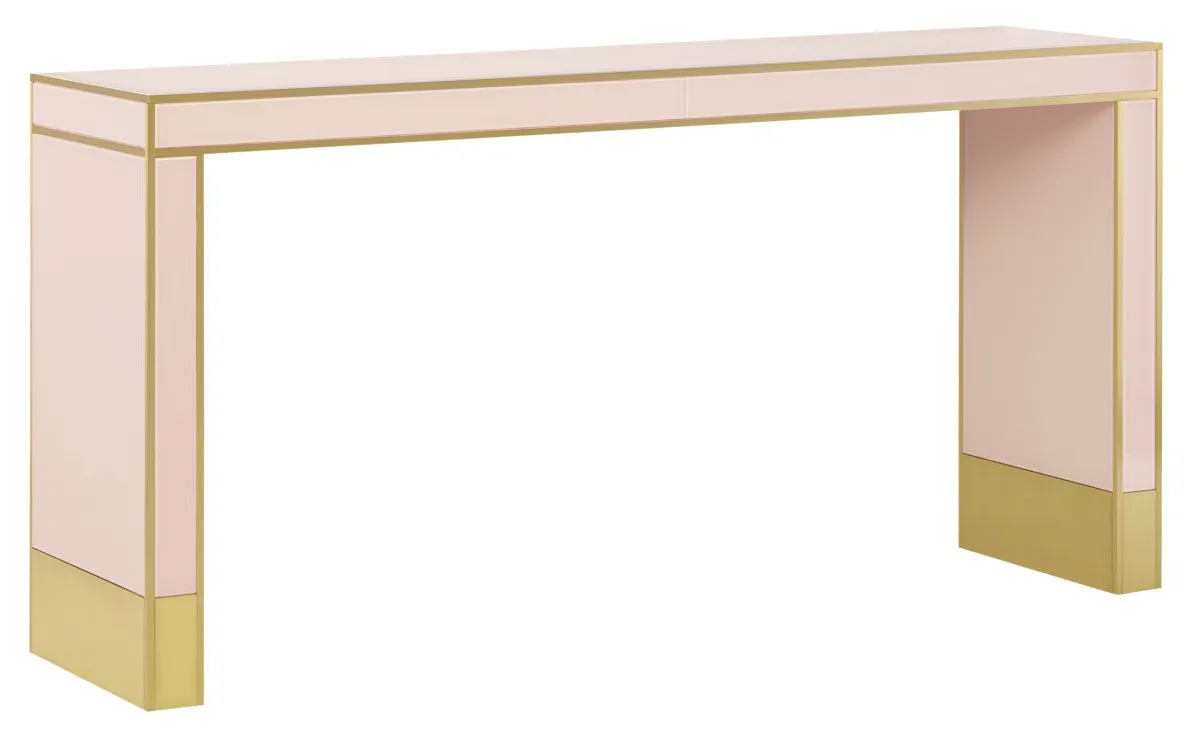 Currey and Company 3000-0210 Arden Pink Console Table Currey and Company 3000-0210 Arden Pink Console Table