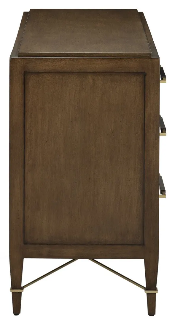 Currey and Company 3000-0251 Verona Chanterelle Three-Drawer Chest Currey and Company 3000-0251 Verona Chanterelle Three-Drawer Chest