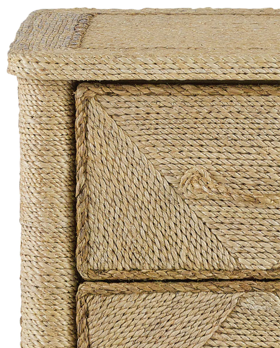 Currey and Company 3000-0083 Kaipo Rope Nightstand Currey and Company 3000-0083 Kaipo Rope Nightstand